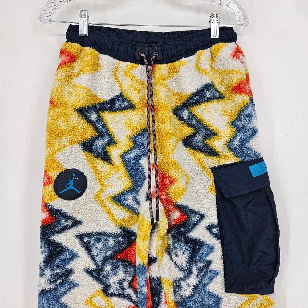 Nike Jordan Essentials Jogger Mountainside Statement Pants Mens Small Geometric